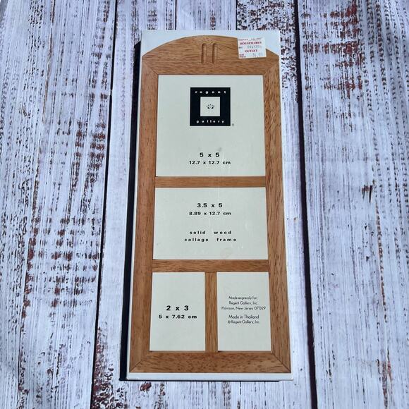 Wood Collage Photo Wall or Table Frame New In Box - Picture 2 of 3